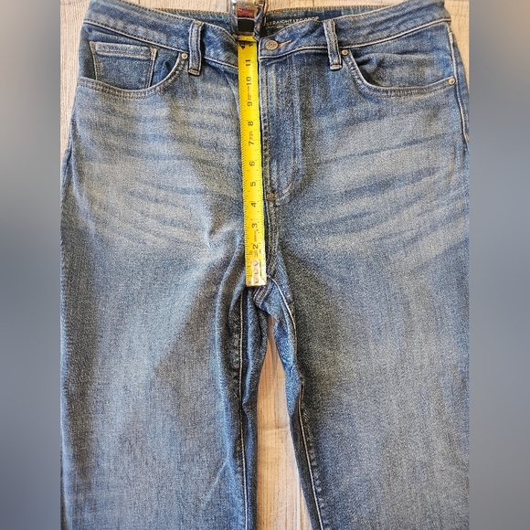 Chico's Women's Size 14R High Rise Straight Leg Crop Jeans Denim - Picture 8 of 9